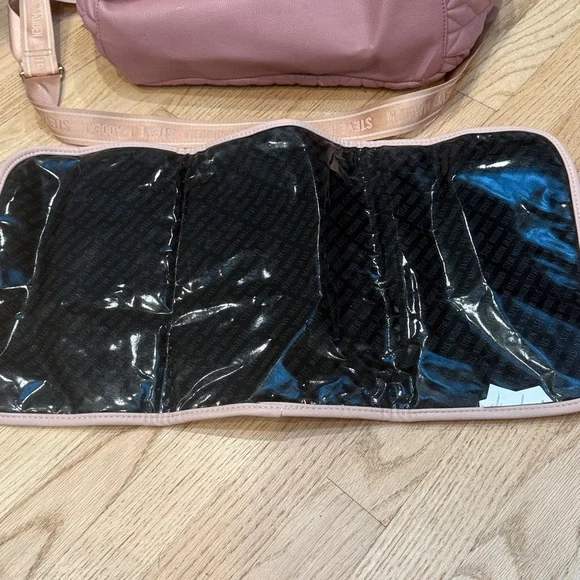 Steve Madden Diaper Bag Quilted Blush Pink - Picture 13 of 15
